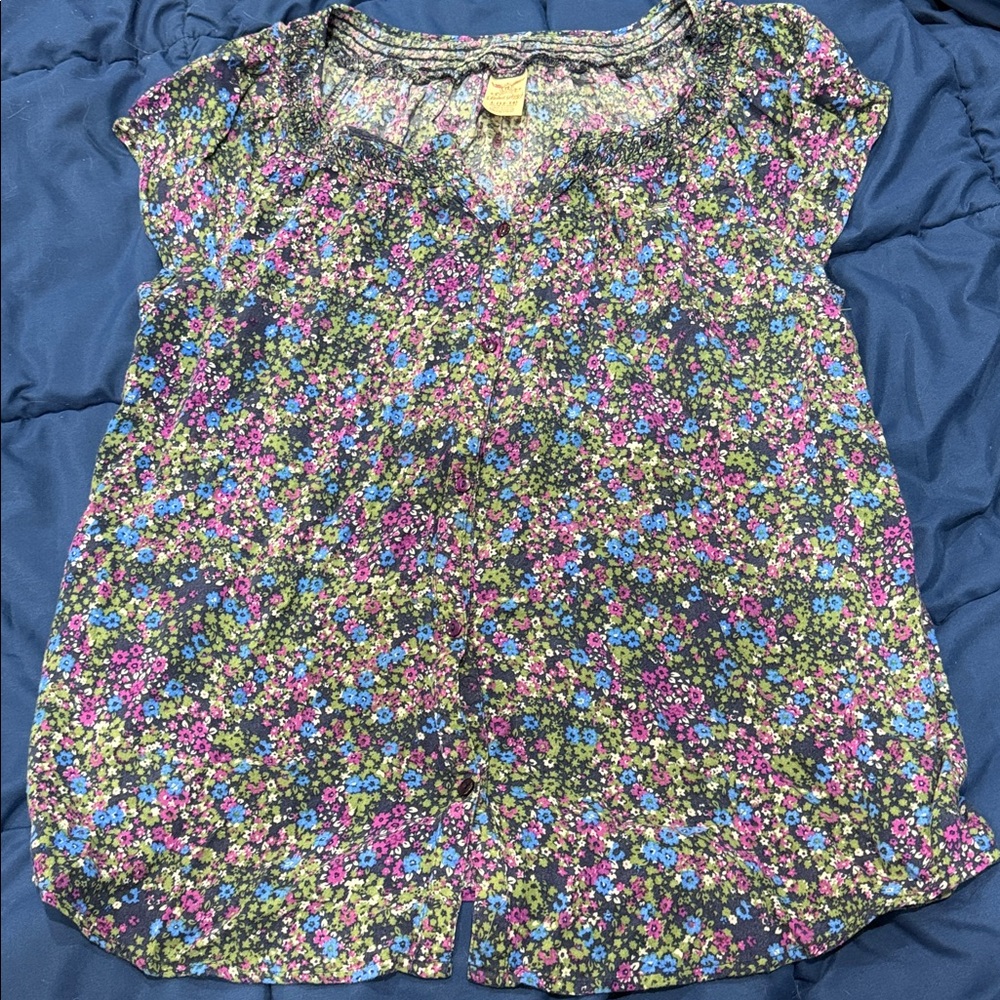 Floral Print Blouse ( z)
